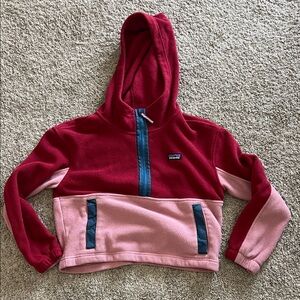 Kids Red and Pink Hoodie